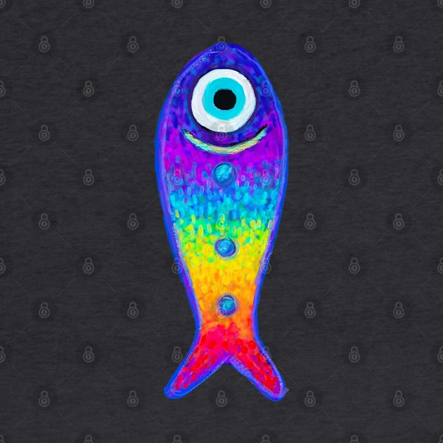 Pride Evil Eye Protection Talisman Painting by Kraken Sky X TEEPUBLIC